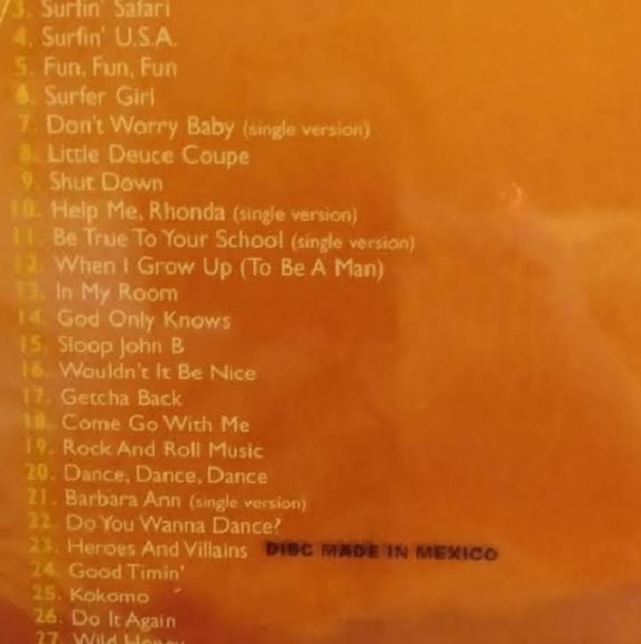 The Beach Boys Music Audio CD "Sounds of Summer" - Picture 2 of 3